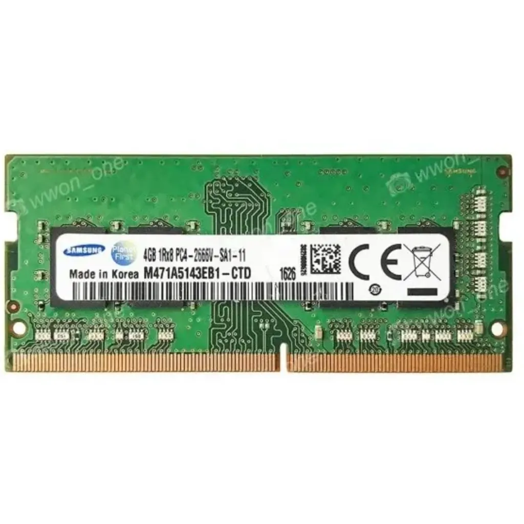 Memoria RAM 4GB DDR4 3200MHz SO-DIMM Non-ECC CL20 1.2V 260p - Samsung