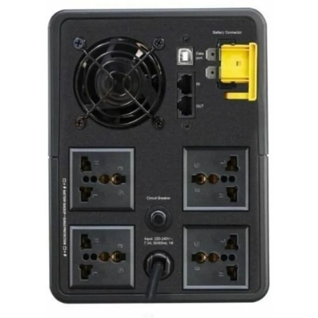 Imagen 4 de UPS APC Back-UPS 1600VA 230V AVR Universal Sockets