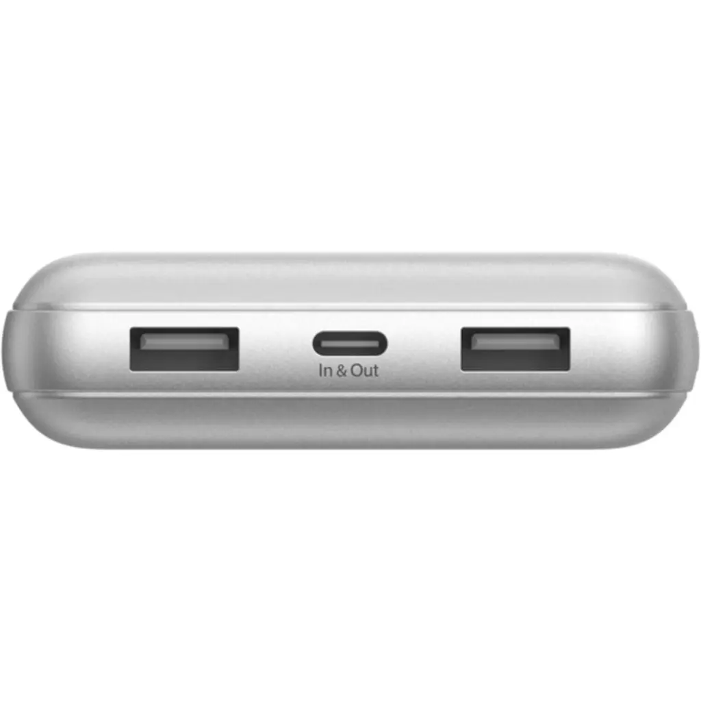 Imagen 4 de Bateria 20.000 mAh 2xUSB-A 1xUSB-C 15W Belkin plateada