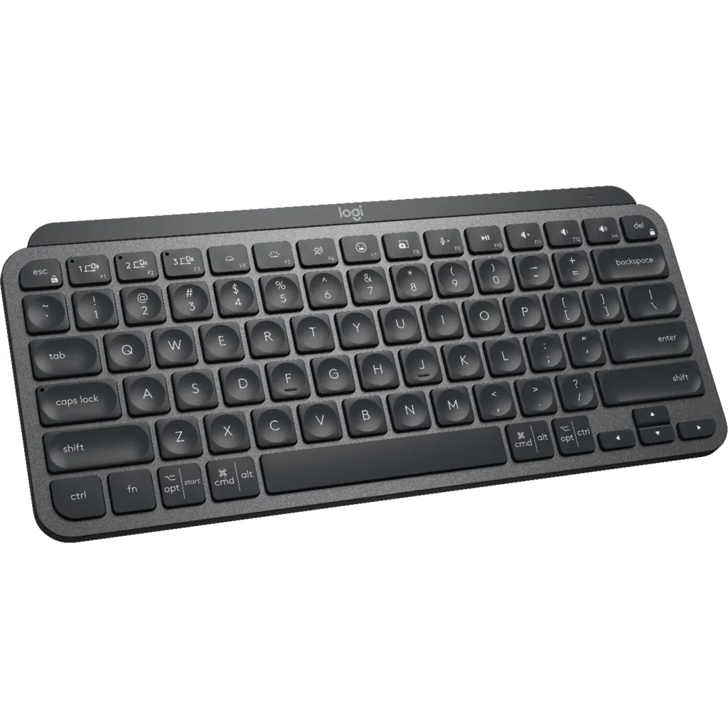 Imagen 5 de Teclado Español iluminado Bluetooth Logitech MX Keys Mini Grafito + Regalo