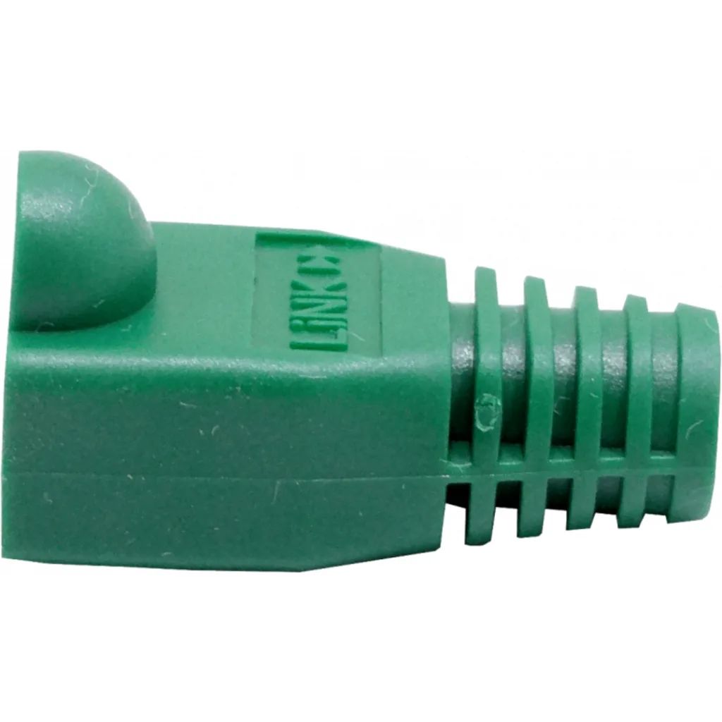 Imagen 2 de BOLSA 100 CAPUCHONES para  RJ45 COLOR VERDE - RJC-BV