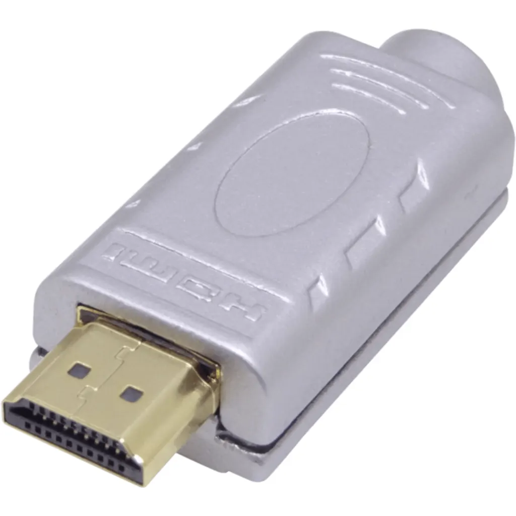 Imagen 3 de Blindado Atornillable HDMI-Macho Volante v2.0 Conector Terminal Terren
