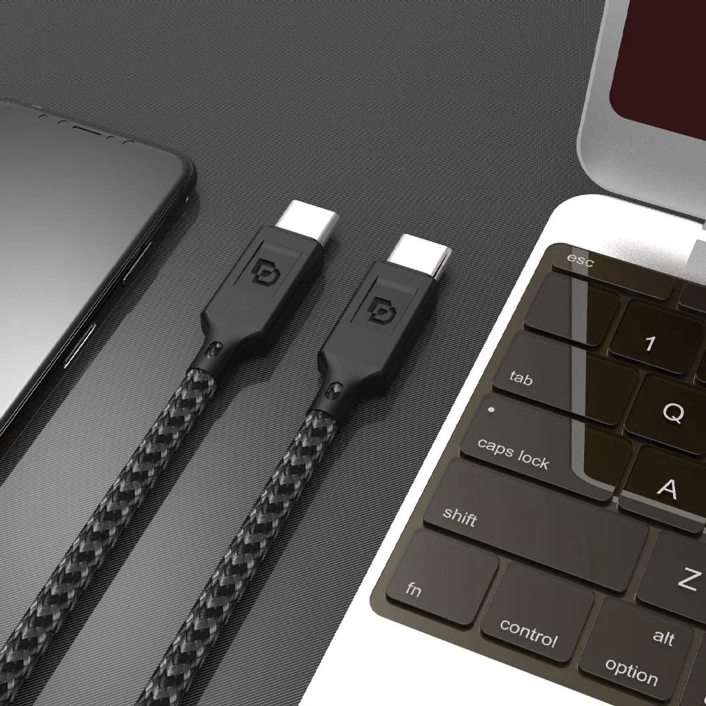 Imagen 4 de Cable USB-C a USB-C, USB 3.2, 1.5 Mt Rugged Dusted negro