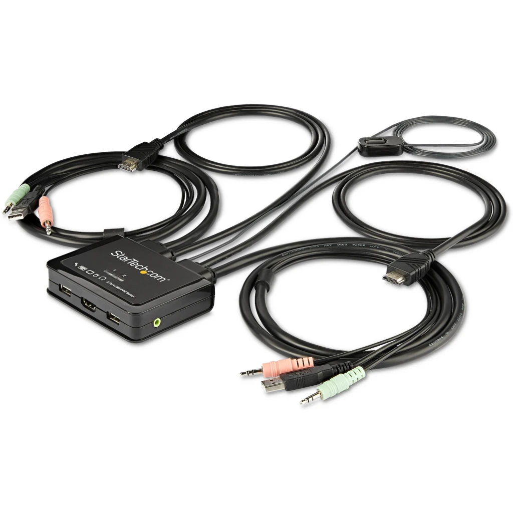 Switch Conmutador KVM StarTech SV211HDUA4K, 2 Puertos HDMI 4K 60Hz