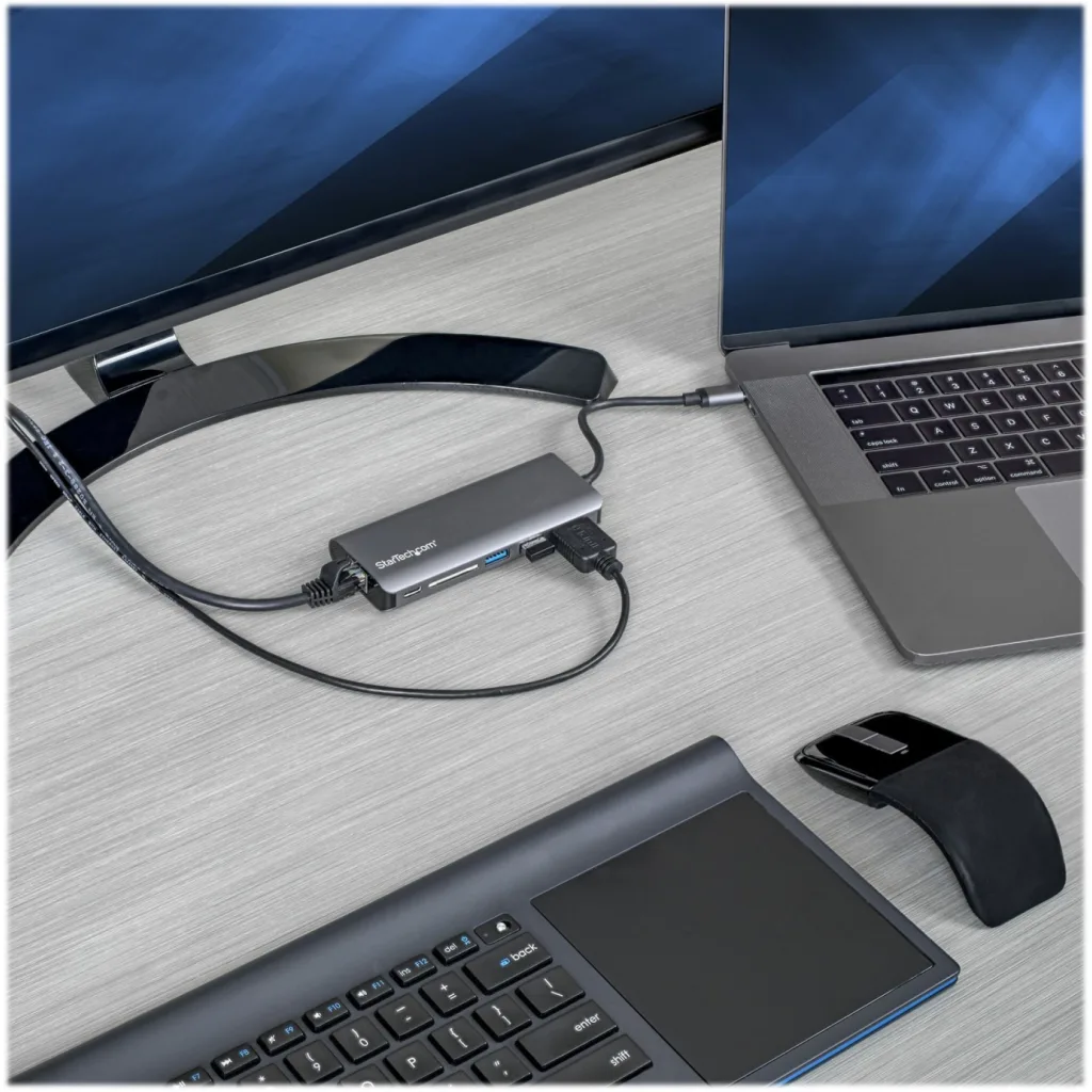 Imagen 1 de HUB USB-C 3.0 StarTech Puertos USB-C3.0 2*USB-A3.0 HDMI RJ-45 Lector SD