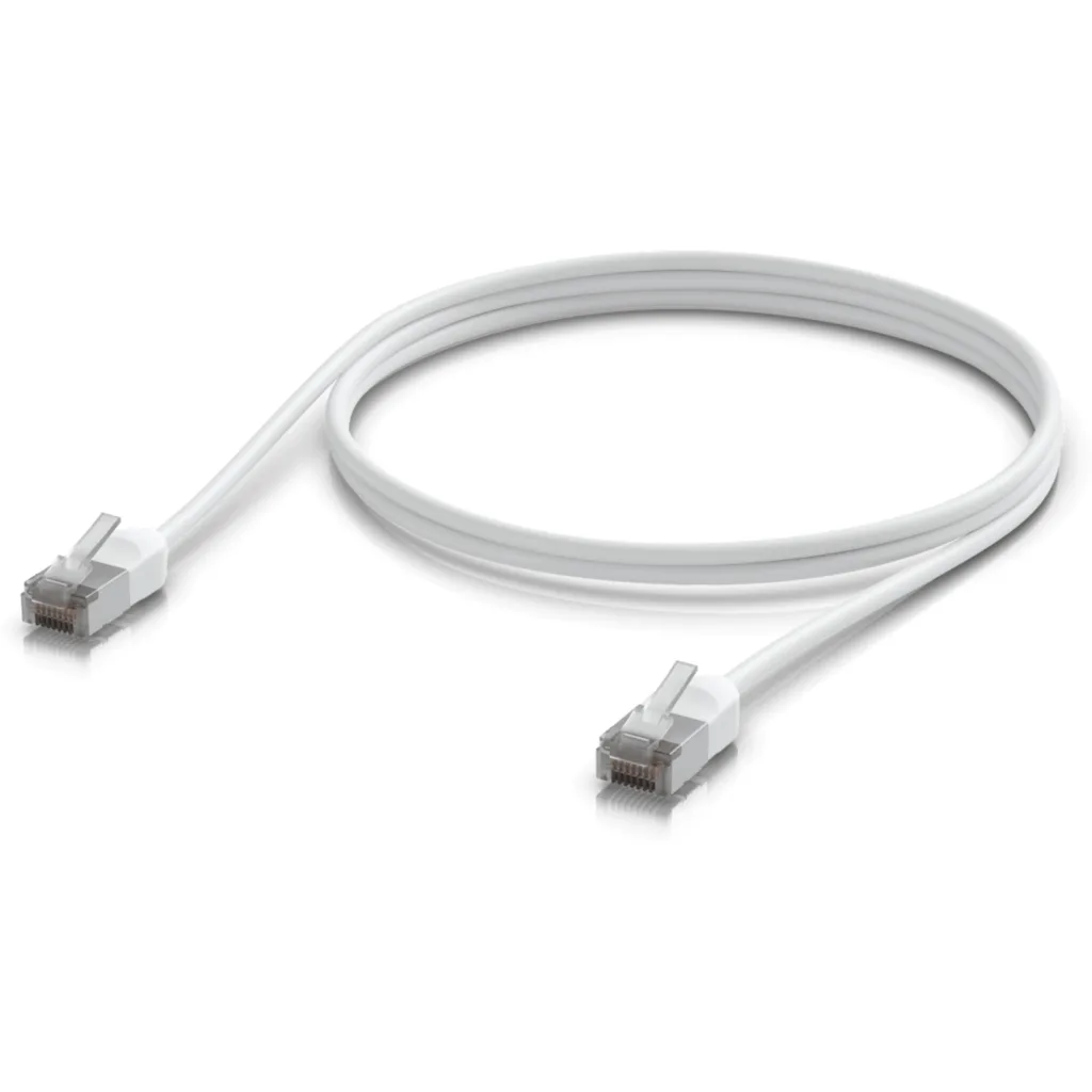 Imagen 1 de UBIQUITI 1mt Blanco Cat6A F/UTP Cable Exterior TPE 10GbE