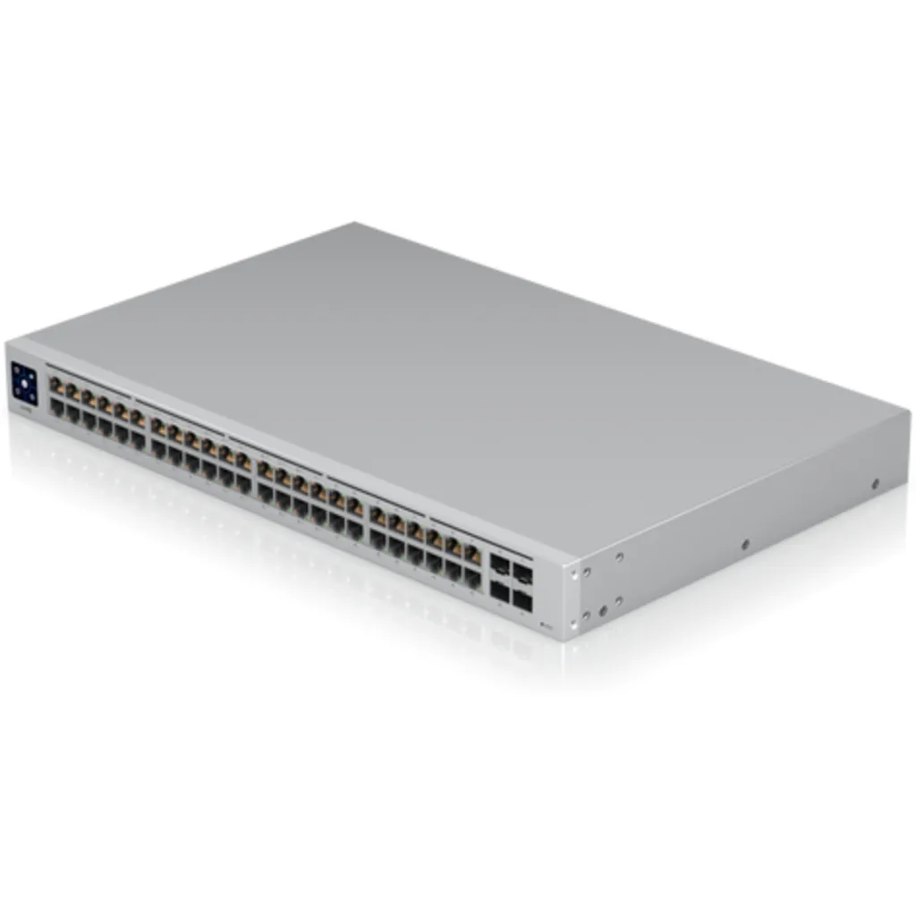 Imagen 6 de Switch Ubiquiti 48Ptos 32*GE Poe+ 195W 16*GE No PoE 4*SFP Sobremesa Mont En Rack