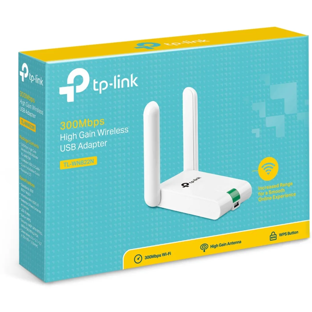 Imagen 5 de Adaptador USB Inalámbrico de Alta Ganancia 300Mbps TP-Link TL-WN822N