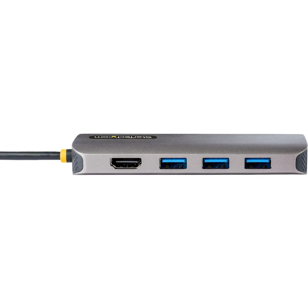 Imagen 1 de Adaptador Multipuertos StarTech USB-C a Prts: HDMI 3*USB-A3.2 USB-C SD mSD LAN 