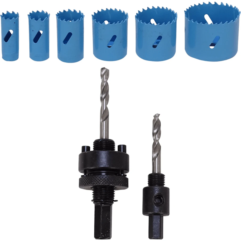 Imagen 2 de FERRETOOLS 6-Copas Sierras Madera 19-64mm 3/4-2 1/2pulg Juego-9-piezas