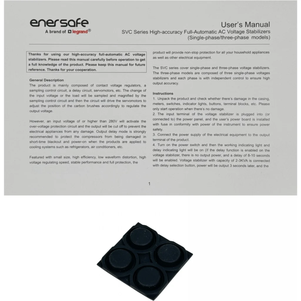 Imagen 2 de ENERSAFE Regulador Tension 5KVA 4500W 0,9 164-260VAC Reglet Monofasico