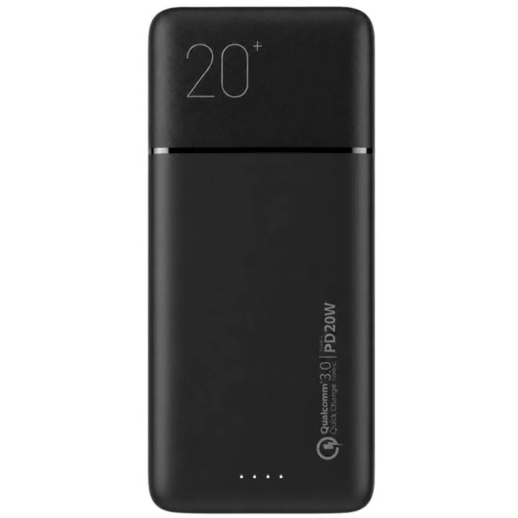Imagen 1 de Power Bank DUSTED Carga Rapida PD-QC3.0 de 20W 20.000 mAh Color negro