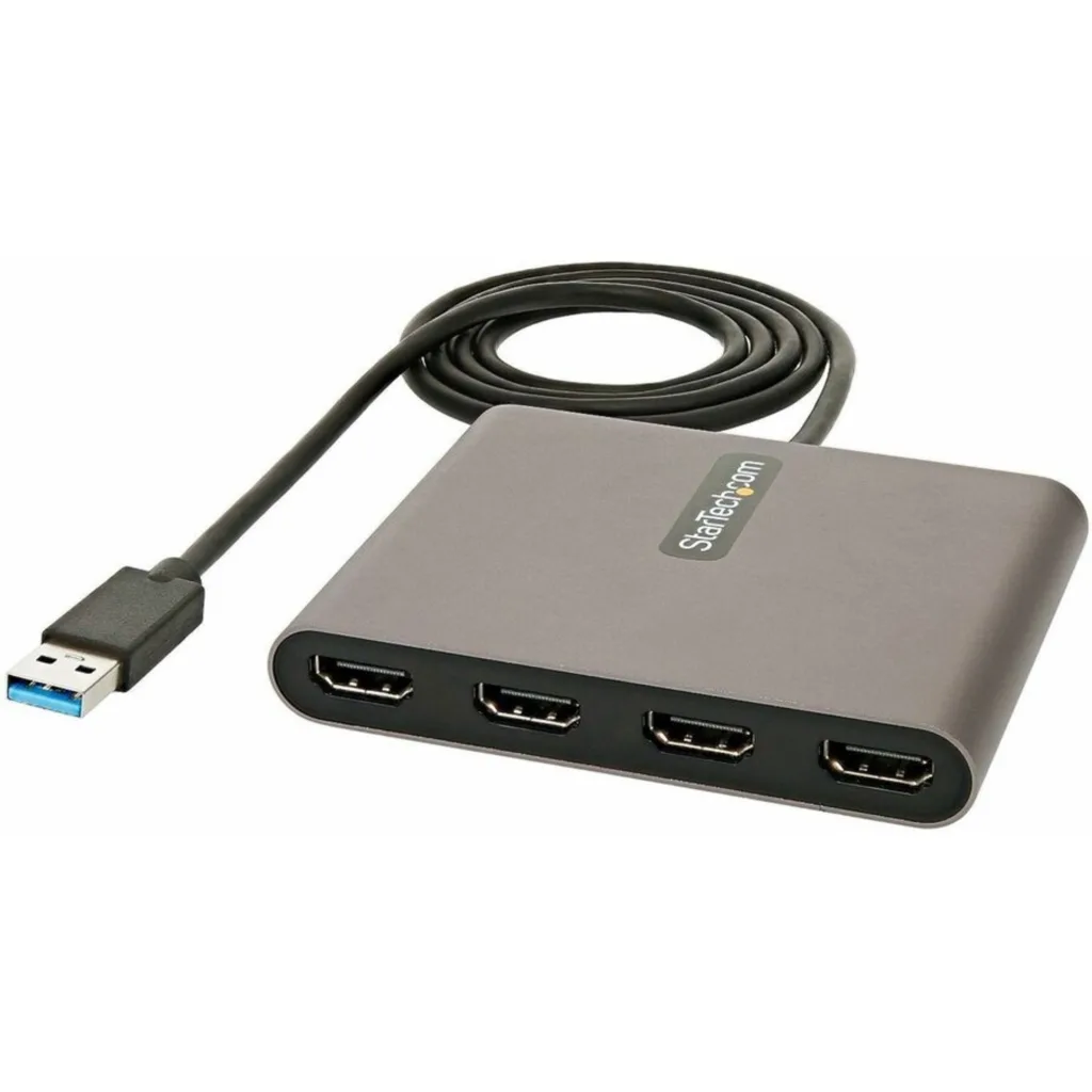 Adaptador USB 3.0 a 4 HDMI Quad Monitor - StarTech  USB32HD4