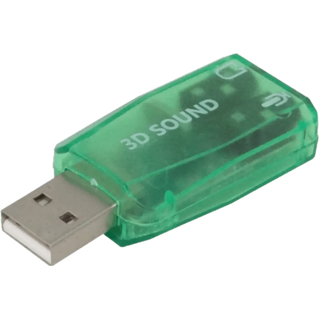 Imagen 1 de Adaptador de audio USB-A Puertos 2*Jack Audio 3.5mm In/Out 