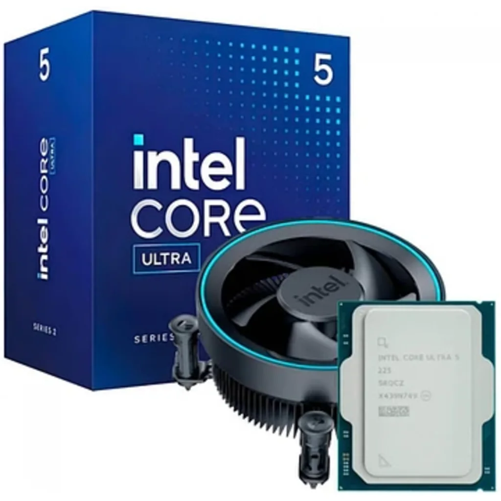Imagen 1 de CPU Intel® Core Ultra 5 225 4.9-3.3GHz 10 Núcleos 20MB LGA1851 Grf integ/con FAN