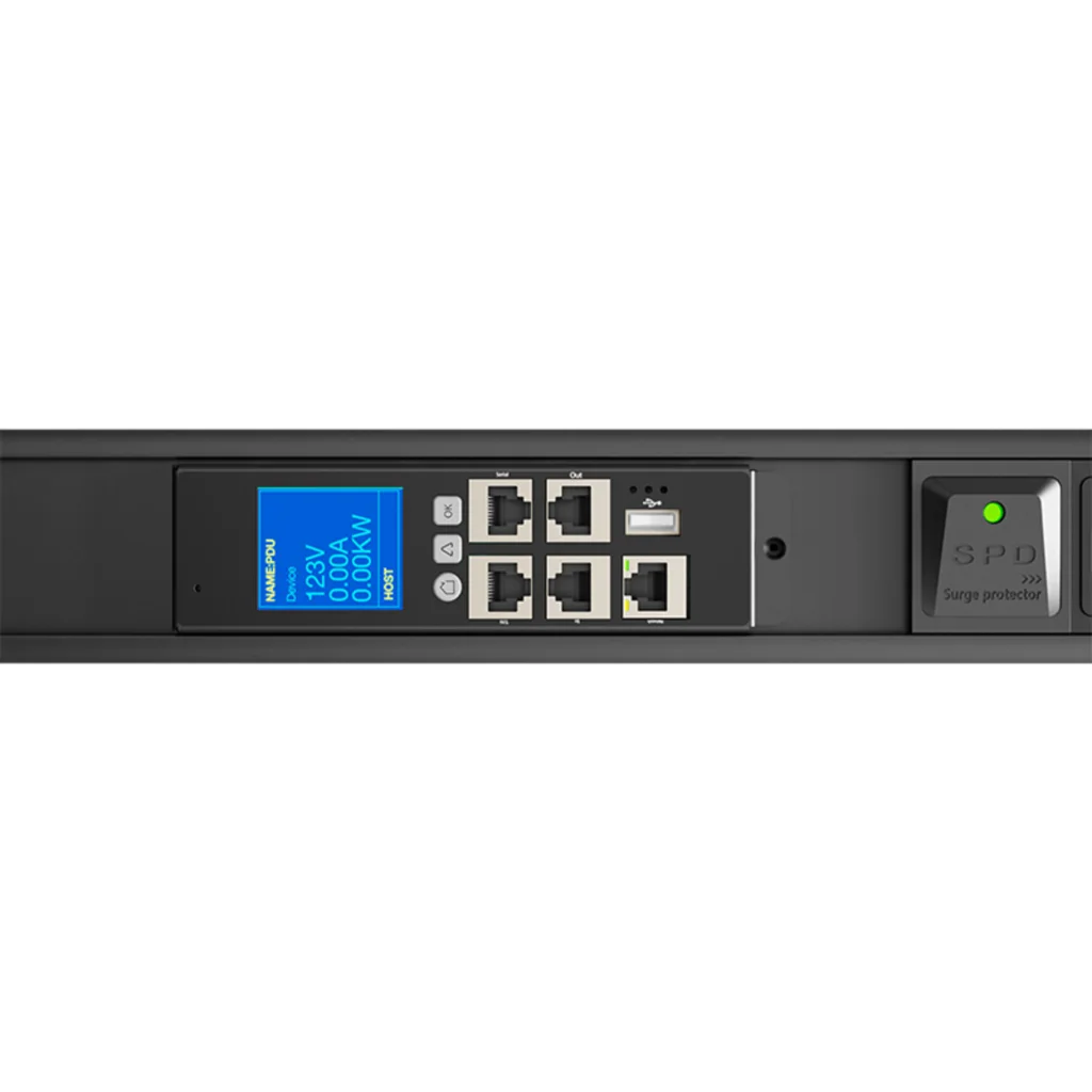 Imagen 10 de Forza - Power distribution unit - Rack-mountable - AC 200/240 V - 30 Tomas de Corriente - 6-C19 24-C13 0U SPD Meter SNMP