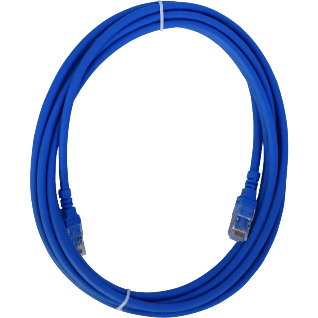 Imagen 3 de LINKMADE 3,0MT CAT6A U/FTP AZUL LSZH CABLE PATCH INYECTADO 3M