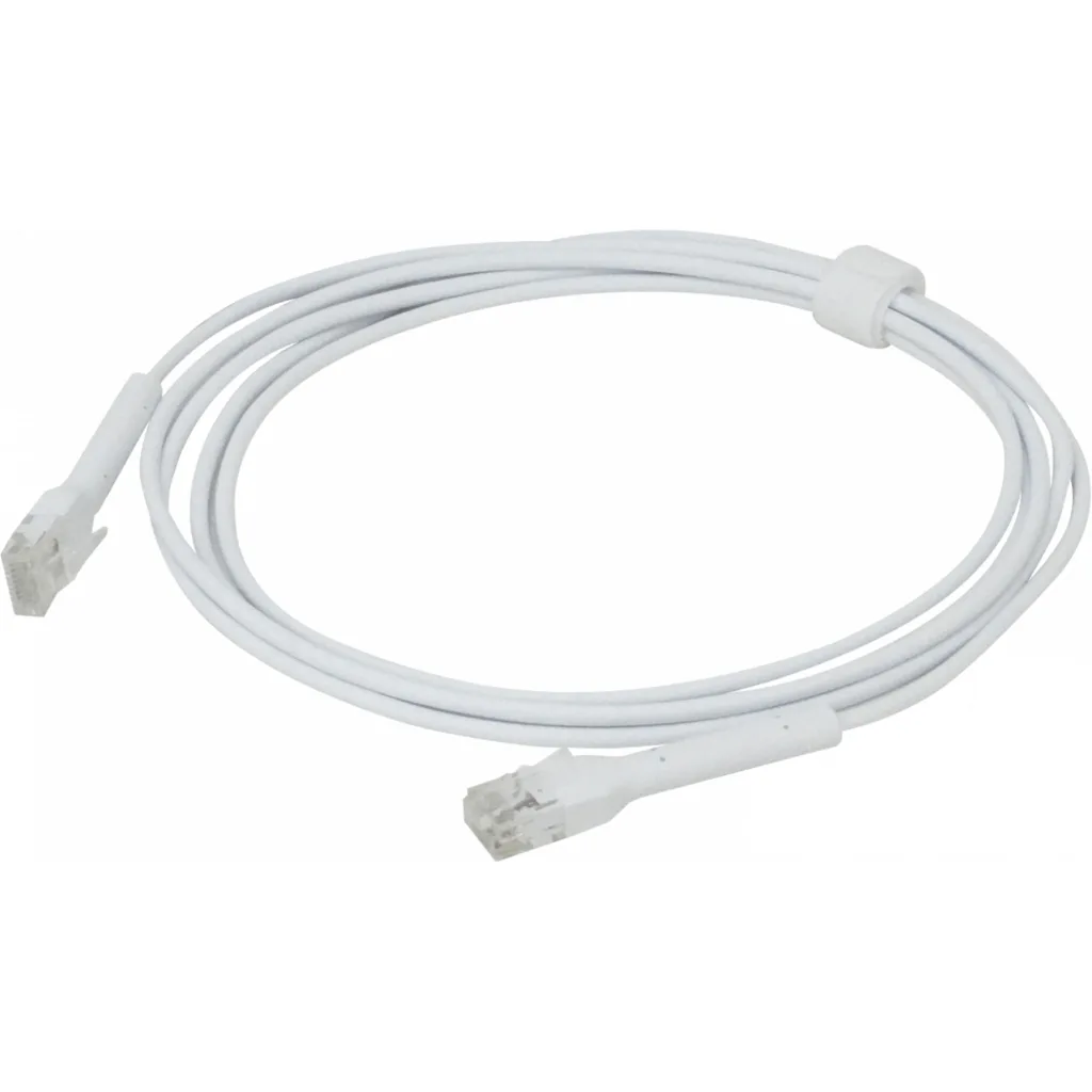 Cable de Red Ubiquiti Cat6 RJ-45 2mts Color BLANCO