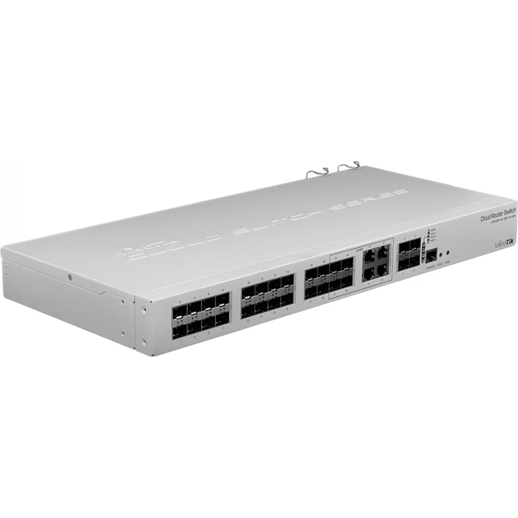 Imagen 5 de Switch MIKROTIK 20-SFP 4-SFP+10G 4-SFP-Combo Console L5 Switch Rack Admin