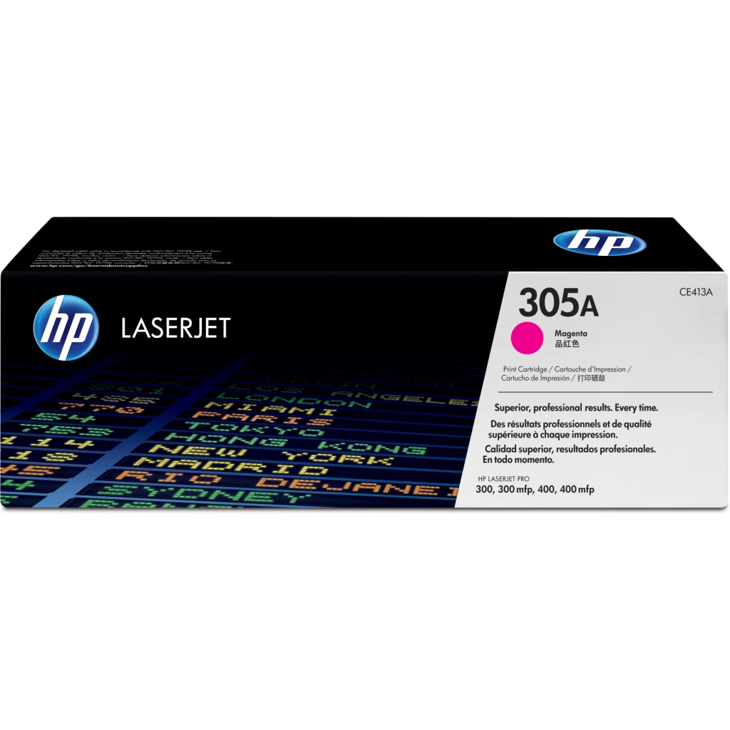 Toner HP 305A Magenta para LaserJet Pro M351 M375 M451 M475, 2600 Páginas