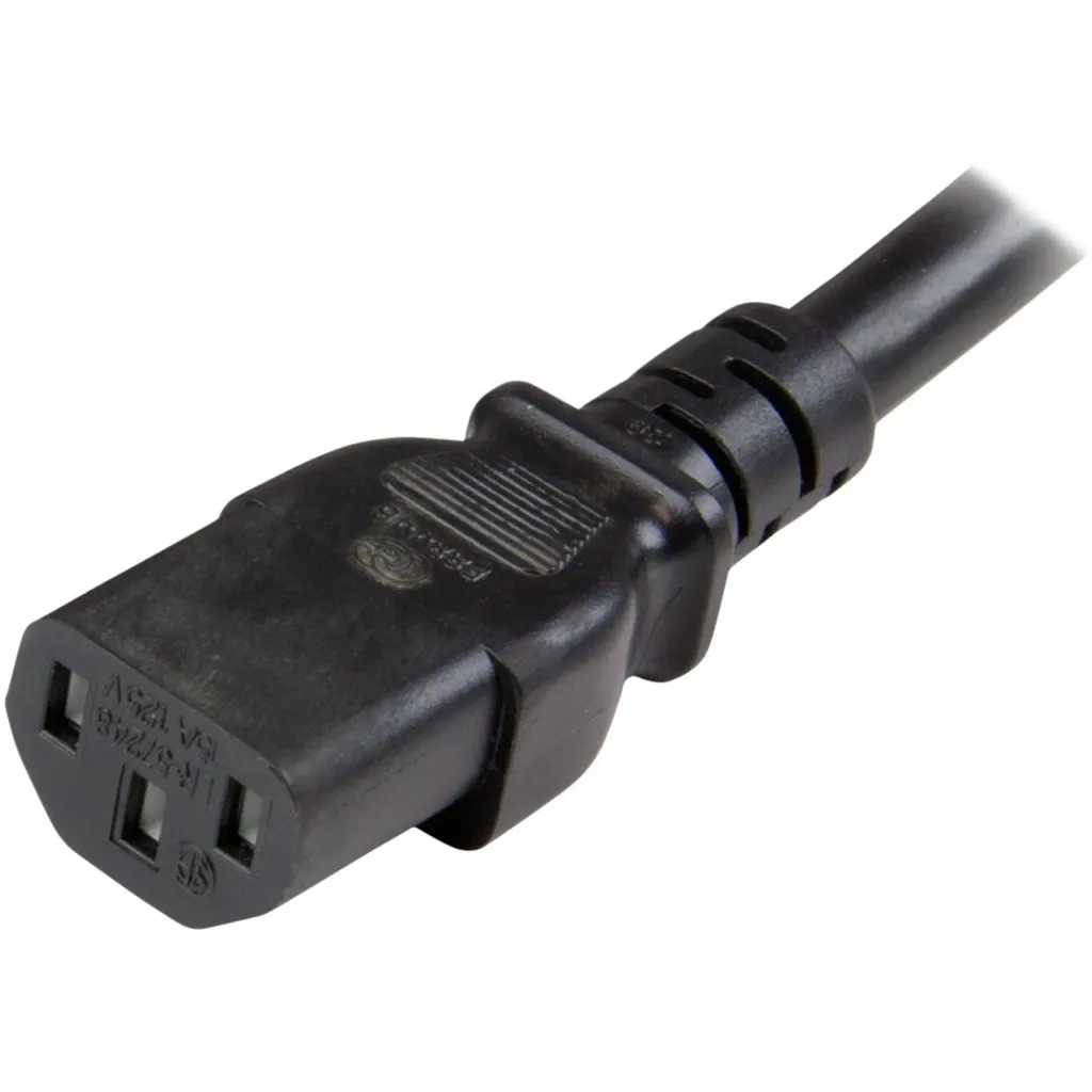 Imagen 3 de StarTech.com Cable de 1,8m C13 a C20 de servicio pesado de 2,5mm2  para alimentación de ordenadores - Cable de alimentación - IEC 60320 C20 a IEC 60320 C13 - CA 110 V - 1.8 m - negro - para P/N: RKCOND17HD