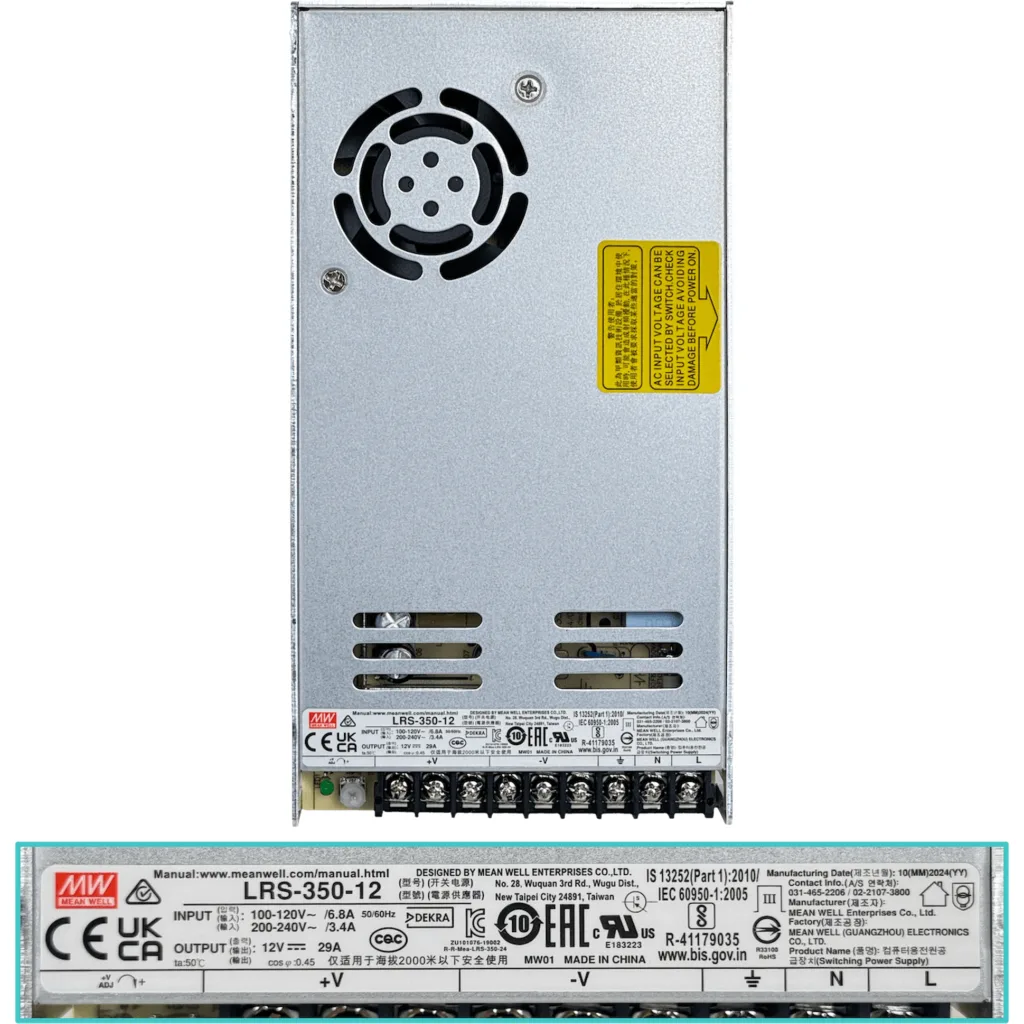 Imagen 5 de Fuente de Poder Mean Well LRS-350-12, 350W 12V 29.2A 