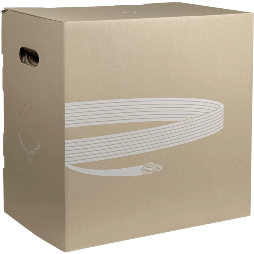 Imagen 2 de UBIQUITI CMR-UL1666 UTP Cat6A interior Blanco 305mt 23AWG Caja Cable