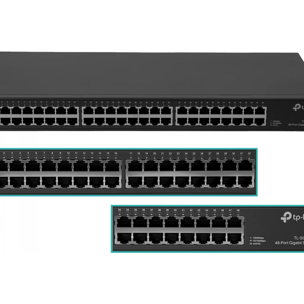 Imagen 1 de Switch 48b TPLG-SG1048 10/100/1000 48 puertos RJ45 10/100/1000 Mbps