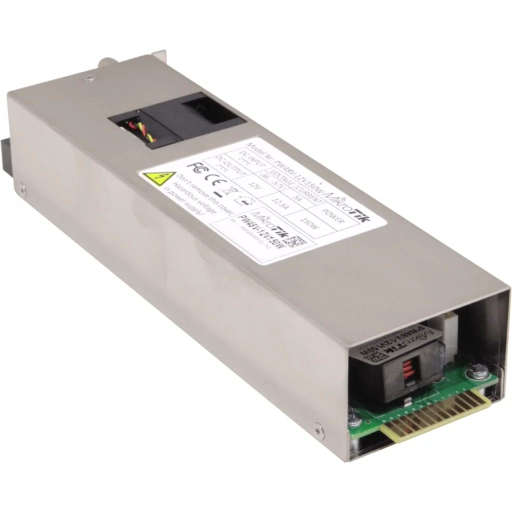 Imagen 3 de MIKROTIK Telco in-36/-57VDC 5A out-12VDC 12,5A Fuente p/CCR1072-1G-8S+
