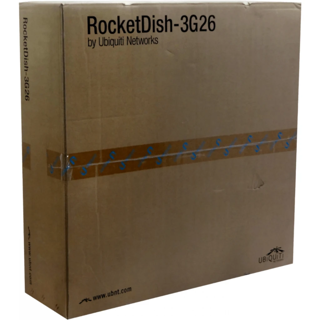 Imagen 4 de UBIQUITI 26dBi 7o 648mm 3,3-3,8GHz 2x2 2-RPSMA Antena Rocket Dish 3GHz
