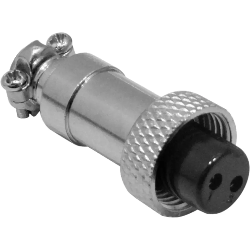 2-pin Hembra Volante Conector GX12 Soldable Aviacion