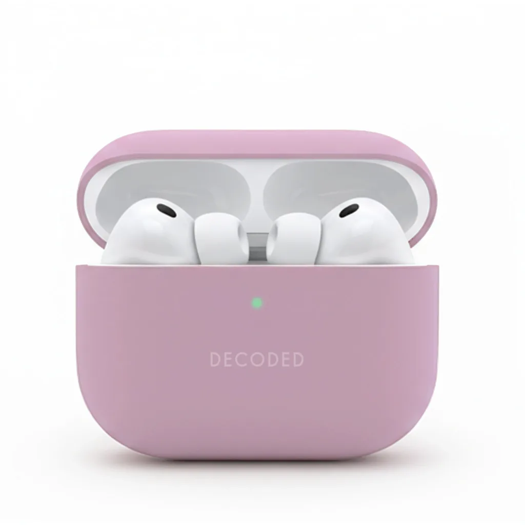 Imagen 1 de Funda silicona AirCase Pro Airpods Pro 3 Gen Decoded rosado