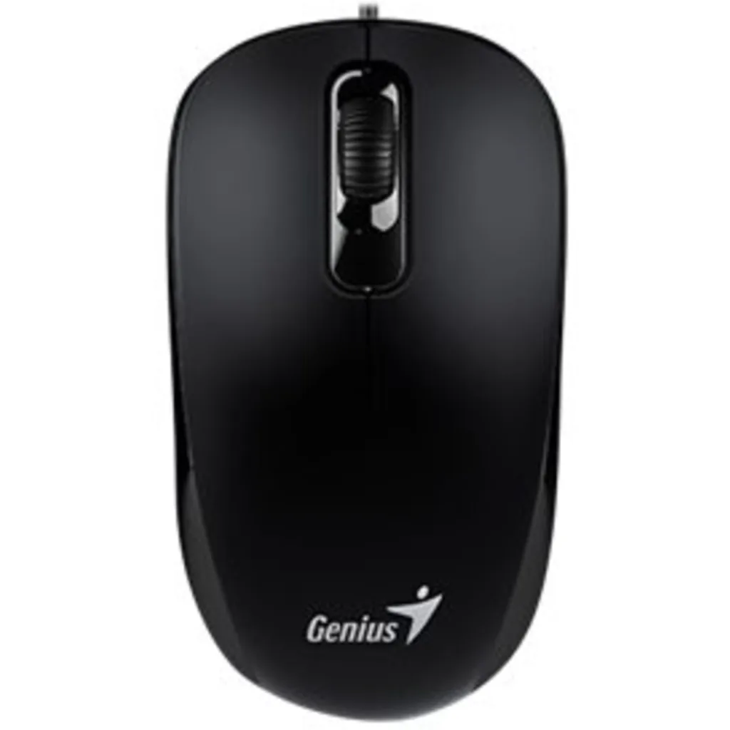 Imagen 2 de Mouse Alámbrico Genius DX-110 Óptico 1000dpi 3 Botones USB Color negro