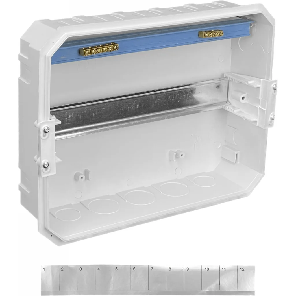 LEXO Tablero Embutido LSZH 12 Modulos Riel Din IP41 IK08 5396512