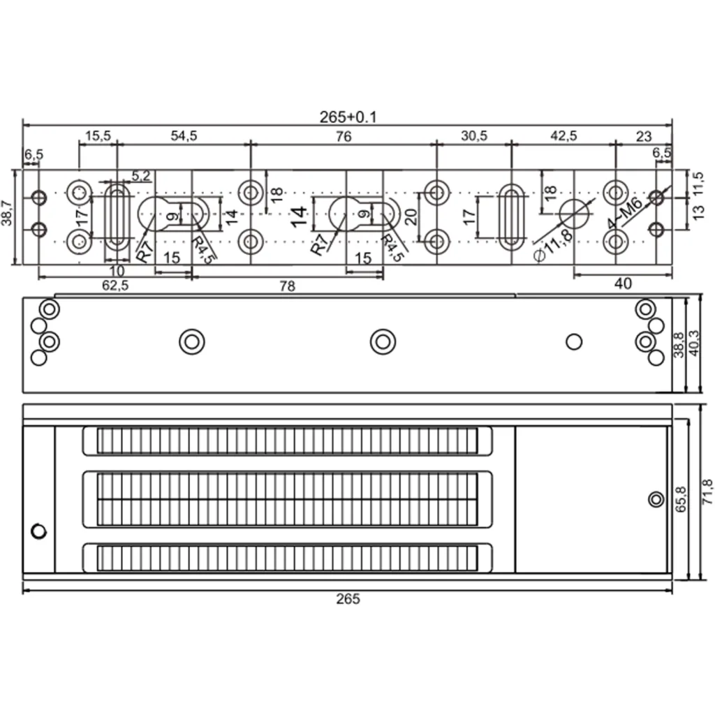 Imagen 1 de Trabador electromagnetico Hikvision 500kg LED