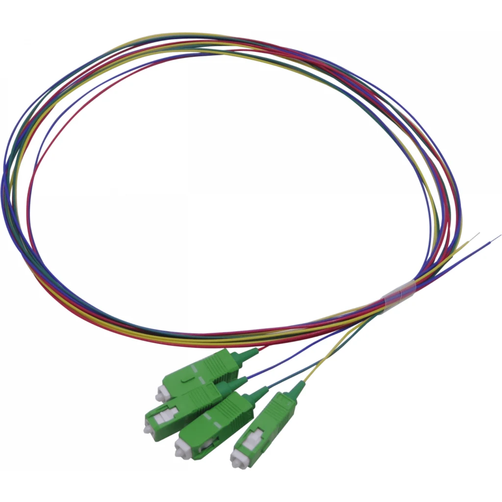 Imagen 1 de SC/APC SM 1,5mt 4-unidades Pigtail 150cm 0,9mm 1.5mt MonoModo 9/125um