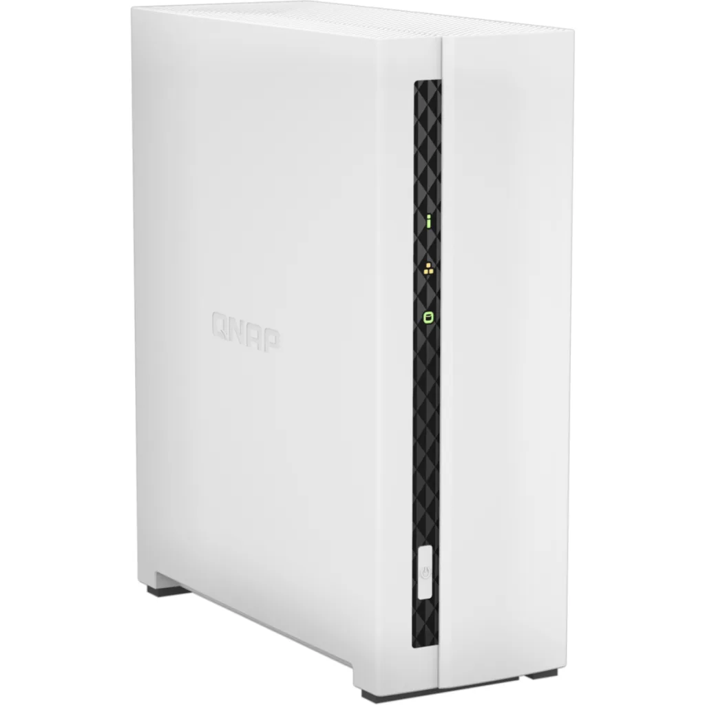 Imagen 1 de NAS QNAP TS-133-US, de escritorio, Procesador ARM Cortex A55, 1 Bahía