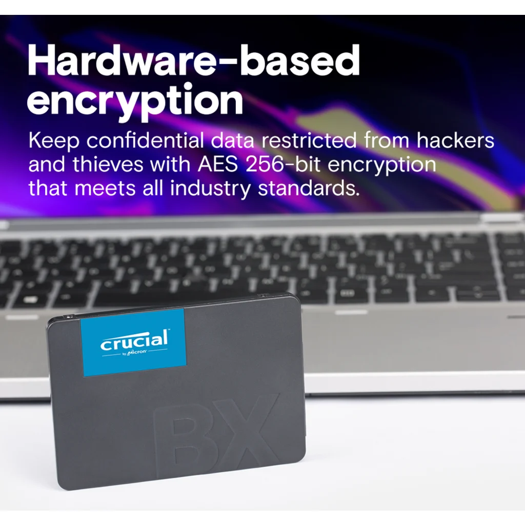 Imagen 4 de Unidad SSD Crucial BX500 4TB 2.5" 7mm SATA3 6Gb/s NAND Lec540MB/s Esc500MB/s