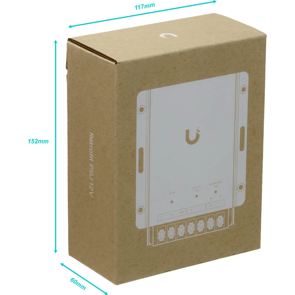 Imagen 8 de UBIQUITI 12VDC 5A 80W Fuente-Poder 100-240VAC Respaldo-12Vdc-Bateria