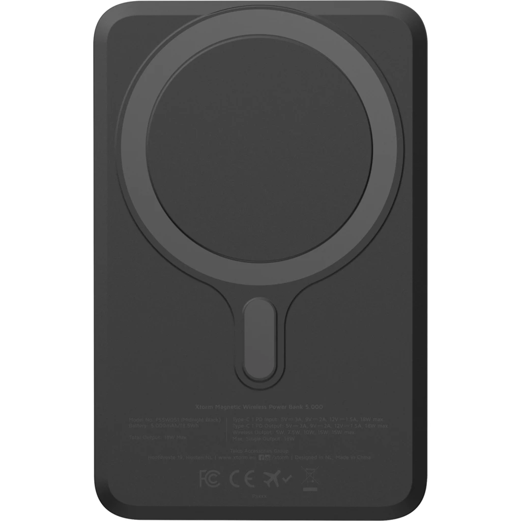 Imagen 3 de Bateria 5.000 mAh carga magnetica 7.5W Xtorm negro medianoche