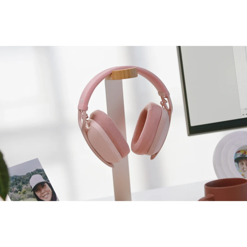 Imagen 5 de Audífonos Logitech Zone Vibe 100 Inalámbricos Bluetooth On Ear Color Rosa