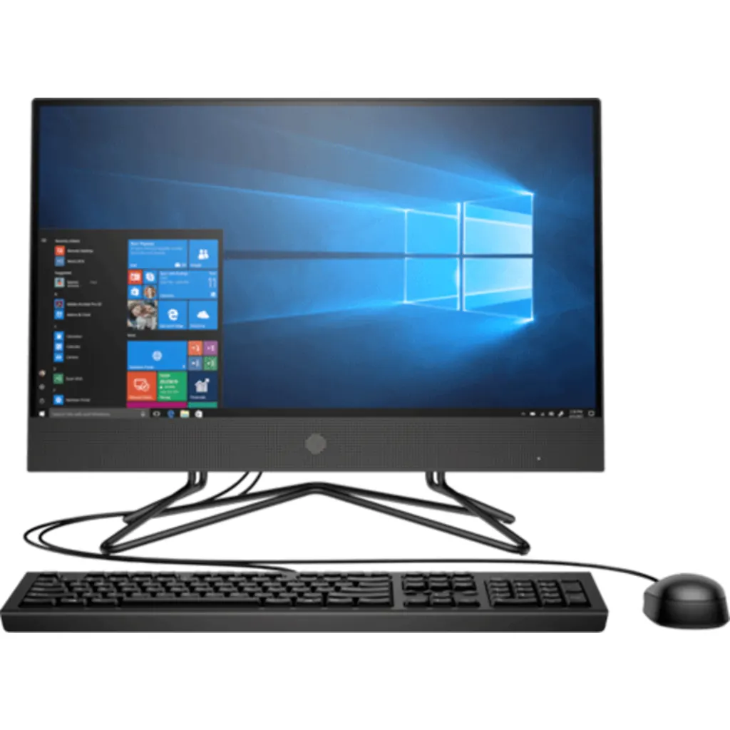 Computador HP AIO 200 G4 I5-10210U RAM 8GB SSD 256GB 21.5" DVD-RW W11P (Nuevo Caja Dañada)
