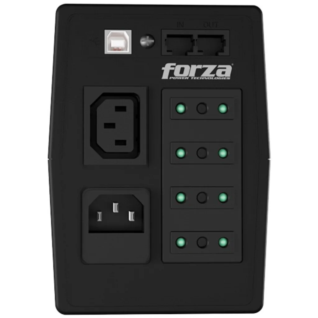 Imagen 2 de UPS Forza SL-812UL-C Smart UPS 800VA/480W 220V 4-Italian 1-IEC (Nuevo Caja Abierta)