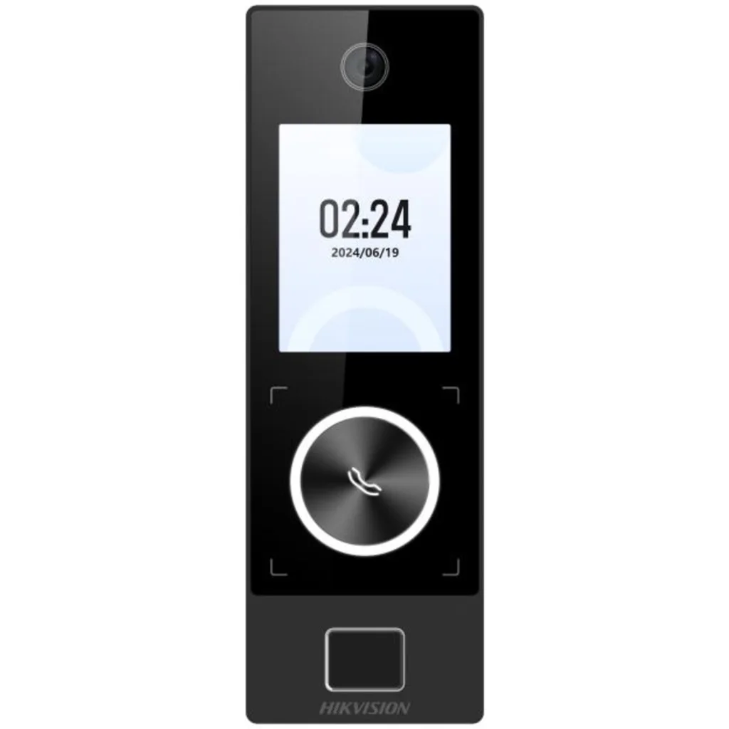 Control de Acceso Reconocimiento Facial WIFI Hikvision IP65 Proxy/Huella Min Moe