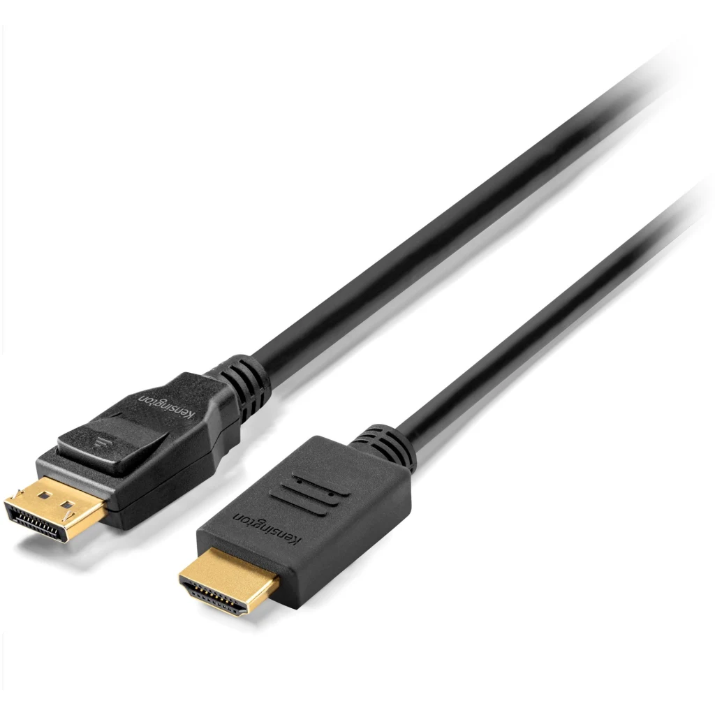 Cable DisplayPort a HDMI FHD 1920*1200 Longitud 1,8 metros Negro Kensington