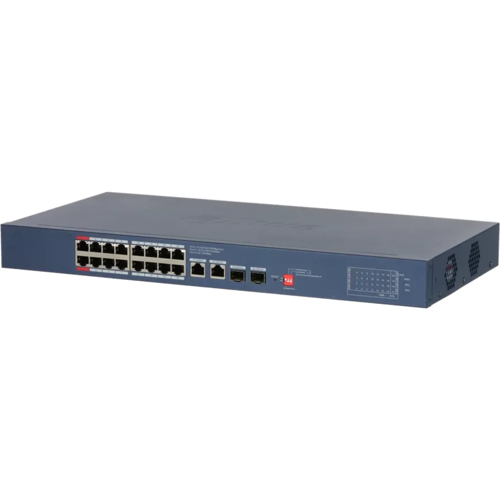Imagen 1 de Switch Dahua 20 Puertos Cloud Managed Desktop Gigabit