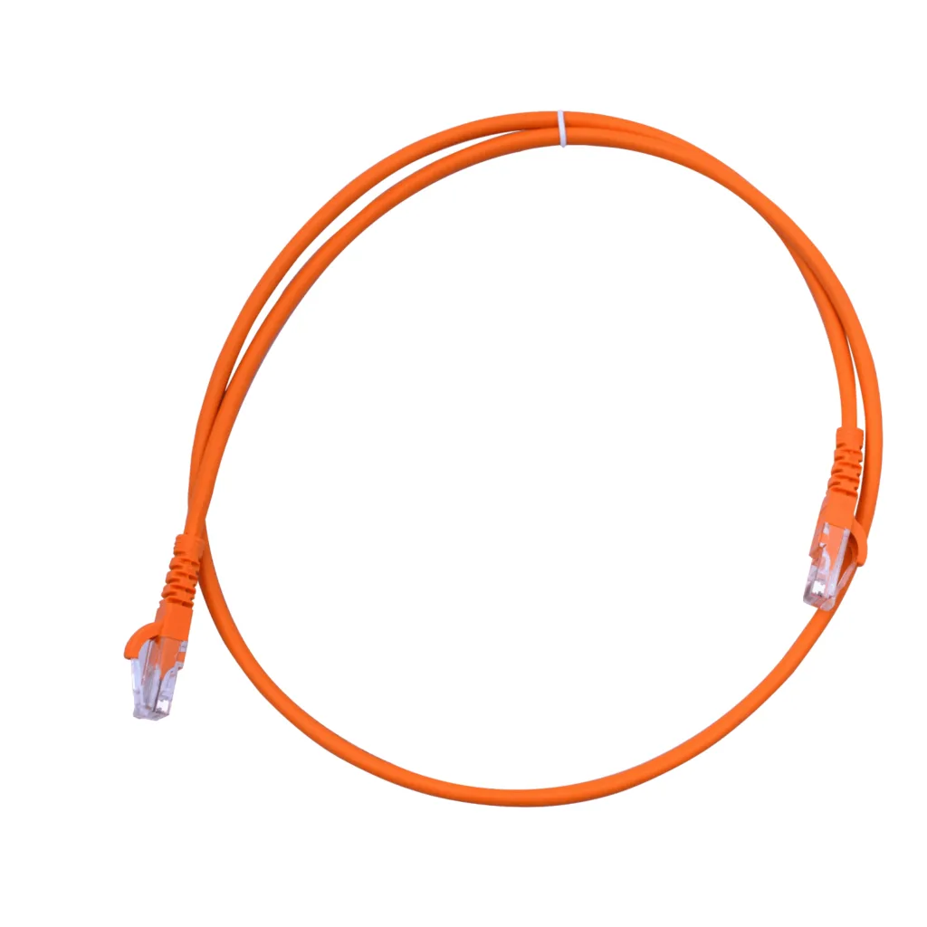 LINKMADE 1MT CAT6 NARANJO LSZH CABLE PATCH INYECTADO MULTIFILAR