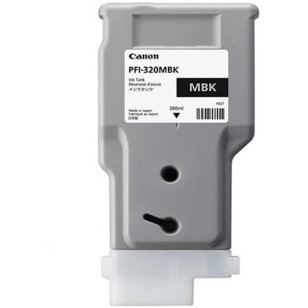 Cartridge Canon PFI-320 NEGRO MATE para TM-200 TM-300 L24ei L36ei, 300ml