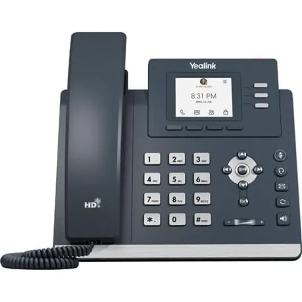 Imagen 1 de YEALINK Telefono nativo Teams, Android 9.0 , handset magnetico, pantalla 2,4", 1