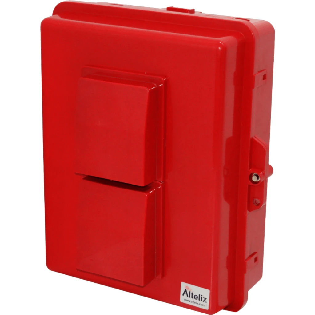 Imagen 3 de ALTELIX Ventilada Roja 355x280x127mm IP55 Caja Exterior NEMA3 PC+ABS